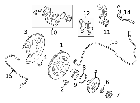 Rear Brakes for 2016 BMW 228i #1