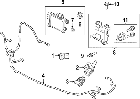 Electrical Components for 2024 Honda Passport #1