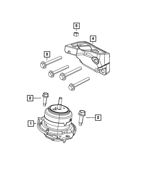 Engine Mounting for 2014 Chrysler 300 #0