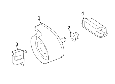 Anti-Theft Components for 2023 Mercedes-Benz Sprinter 1500 #1