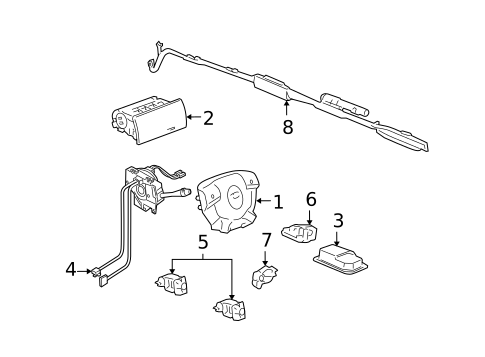 Air Bag Components for 2010 Hummer H3 #0