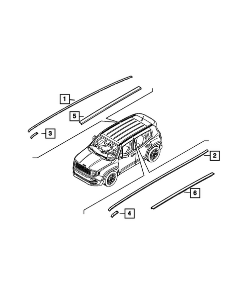 Moldings and Ornamentation for 2023 Jeep Renegade #3