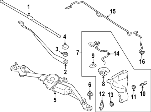 Wiper & Washer Components for 2020 Jaguar F-Pace #0