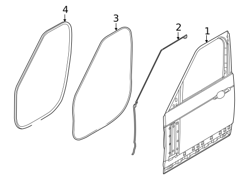Door & Components for 2022 Land Rover Range Rover #5