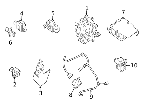 Air Bag Components for 2014 Nissan Sentra #0