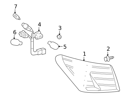 Bulbs - Chassis for 2009 Lexus ES350 #0