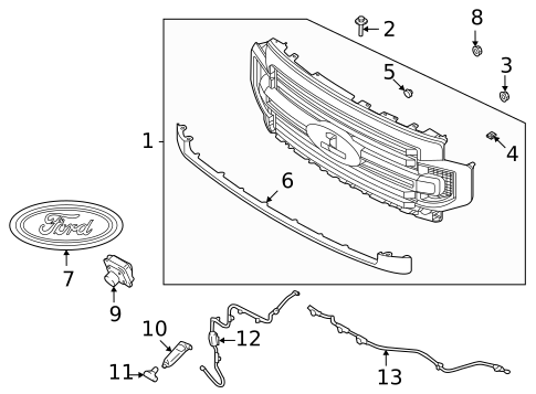 Headlamp Components for 2020 Ford F-450 Super Duty #3