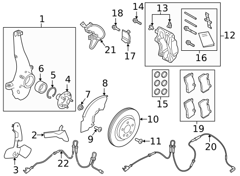 Front Brakes for 2020 Land Rover Defender 110 #4