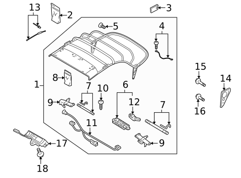 Storage Compartment Cover for 2013 Audi A5 Quattro #1