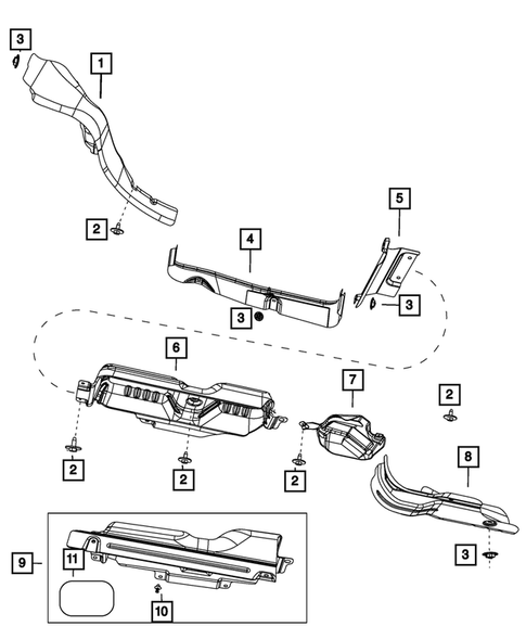 Exhaust System for 2014 Chrysler Town & Country #1