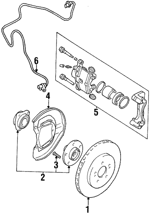 Front Brakes for 1997 Dodge Avenger #0