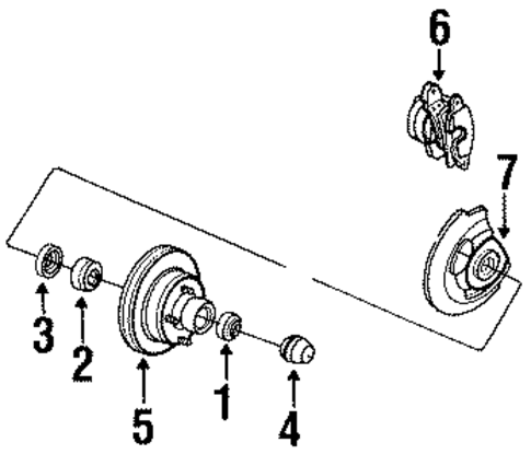 Front Brakes for 1985 Buick Electra #0