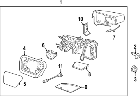 Outside Mirrors for 2022 Ford F-150 Lightning #2
