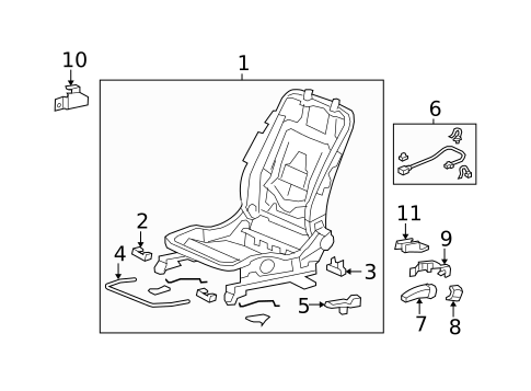 Tracks & Components for 2008 Honda Accord #7