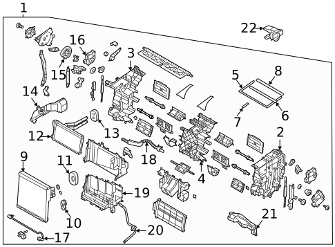 Condenser, Compressor & Lines for 2021 Hyundai Sonata #1