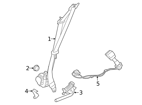 Seat Belt for 2020 Jaguar F-Pace #0