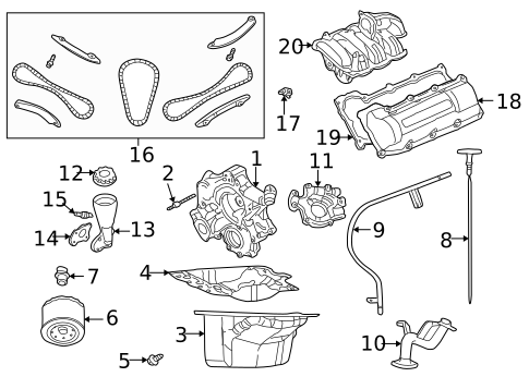 Engine Parts for 2007 Jeep Liberty #0