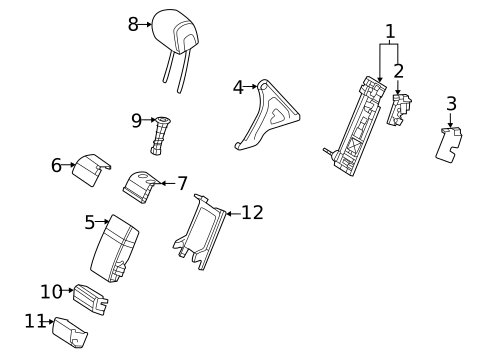 Second Row Seats for 2021 Mercedes-Benz GLE350 #4