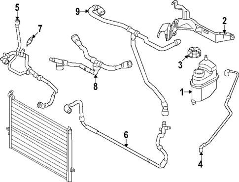 Hoses & Pipes for 2023 BMW X7 #1