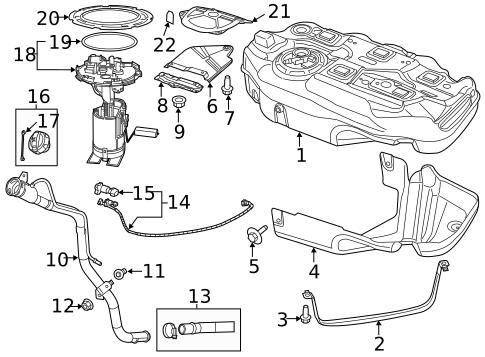 Fuel System Components for 2016 Dodge Dart #0