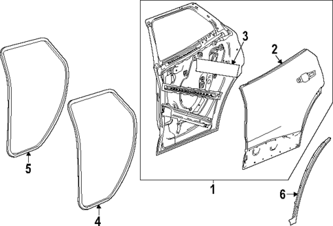 Door & Components for 2025 Acura ZDX #0