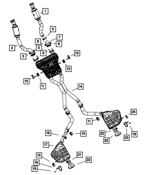 Exhaust System for 2015 Jeep Grand Cherokee #6