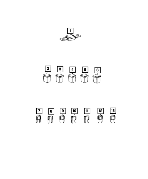 Power Distribution, Fuse Block, Junction Block, Relays and Fuses for 2024 Ram 1500 #1