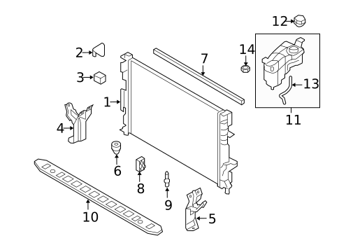 Radiator & Components for 2015 Volvo XC60 #0