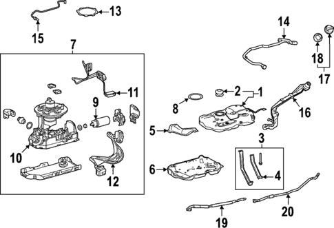 Fuel System Components for 2025 Lexus NX350h #0
