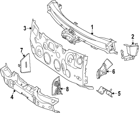 Cowl for 2024 Mercedes-Benz EQS 580 SUV #0