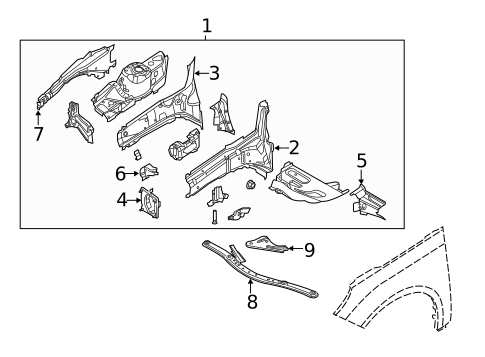 Front Suspension for 2017 Ford Focus #1