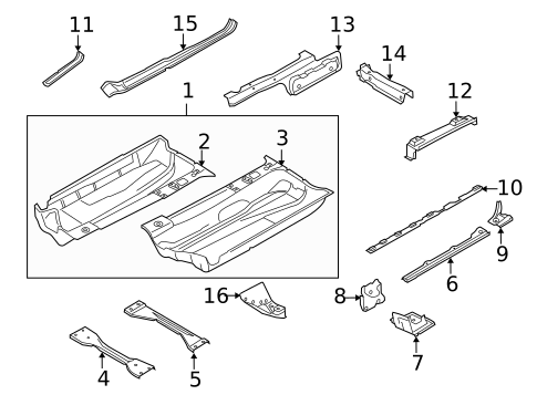 Floor for 2008 Volkswagen R32 #0