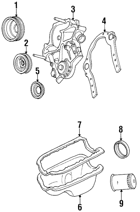 Engine Parts for 1992 Ford Taurus #0