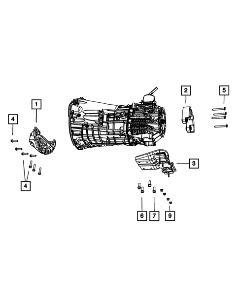 Mounting and Skid Plate for 2008 Dodge Nitro #0