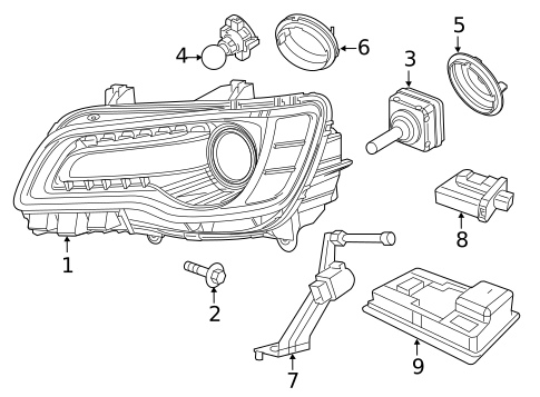 Bulbs - Chassis for 2014 Chrysler 300 #2