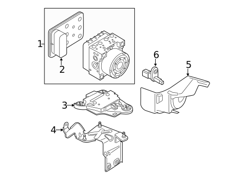 ABS Components for 2017 Audi A3 Quattro #0