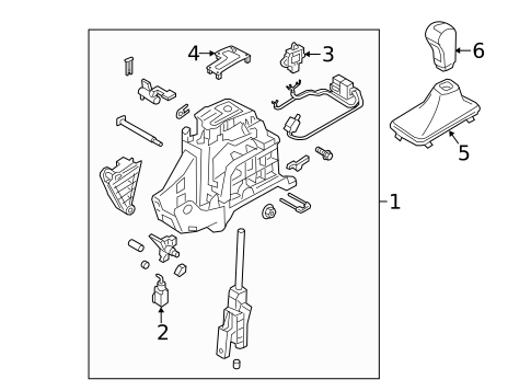 Console for 2017 Hyundai Santa Fe #2