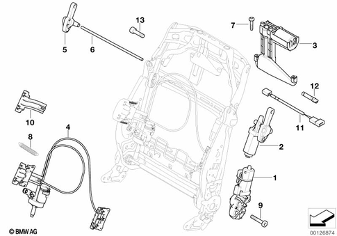 Front Seat for 2005 BMW 750i #6