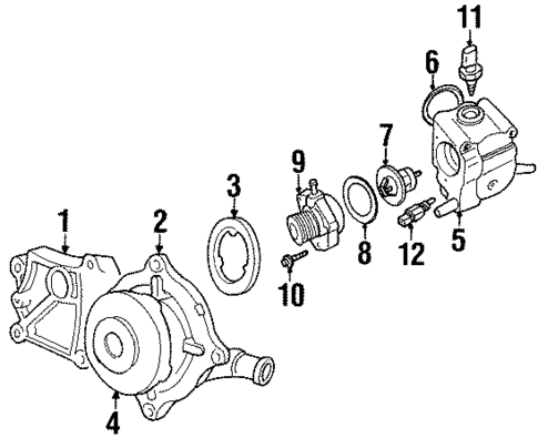 Powertrain Control for 1999 Mercury Cougar #2
