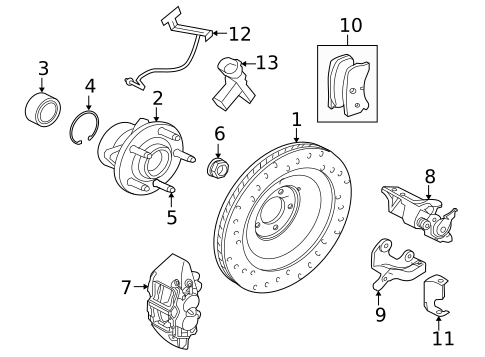 Parking Brake for 2014 Jaguar XKR #0