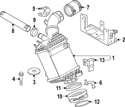 Intercooler for 2023 BMW 760i xDrive #0