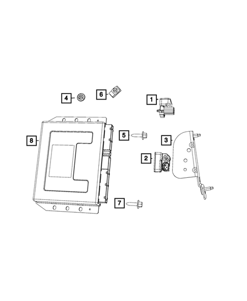 Keys, Modules and Engine Controllers for 2017 Dodge Challenger #4