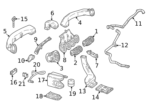 Ducts for 2020 Mercedes-Benz AMG GT 63 S #0