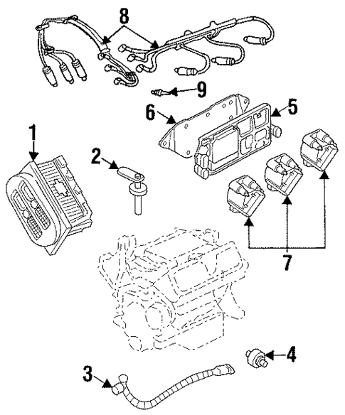 Powertrain Control for 1997 Pontiac Grand Prix #1