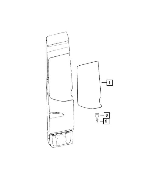 Glass and Interior Rear View Mirror for 2009 Dodge Sprinter 3500 #7