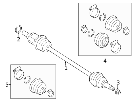 Drive Axles for 2014 Mini Cooper Countryman #1