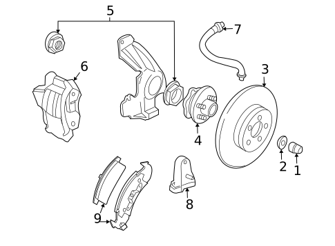 Brake Hydraulics for 1996 Chevrolet Cavalier #1