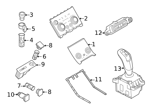 Console for 2019 Land Rover Range Rover Velar #2
