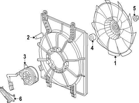 Cooling Fan for 2024 Acura Integra #0