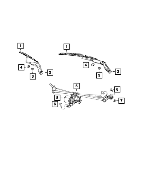Wiper and Washer System for 2014 Ram 1500 #1